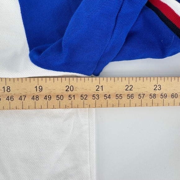 Polo Ralph Lauren Mens Medium Hooded Polo Shirt USA Colorblock - Picture 7 of 7